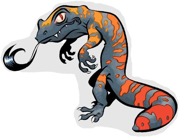 Drawing Reptile River - Gila Monster Clip Art (723x633)
