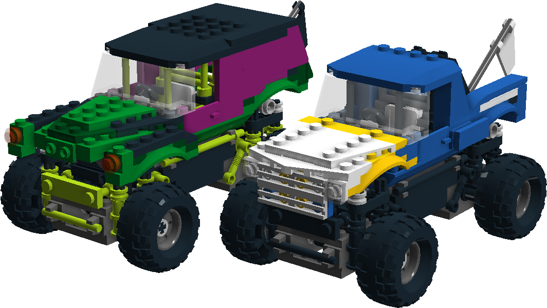 Monster Jam Grave Digger Png - Lego Monster Truck Ideas (1361x753)