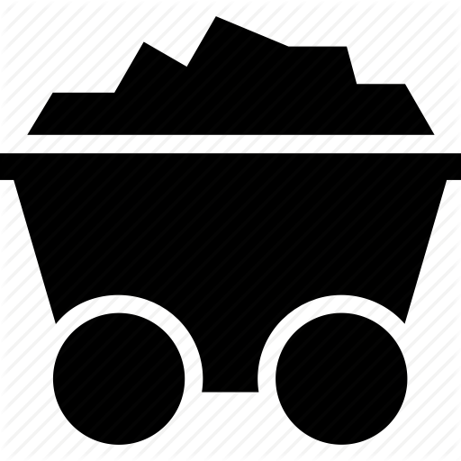 Mining Vector Mine Shaft - Coal Icon Png (512x512)
