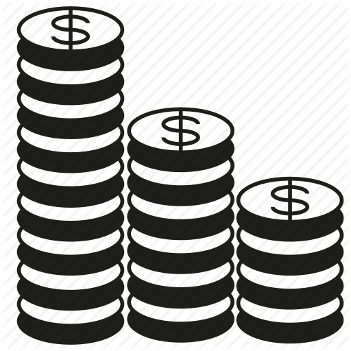 Coin Clipart Coin Computer Icons - Monochrome (512x512)