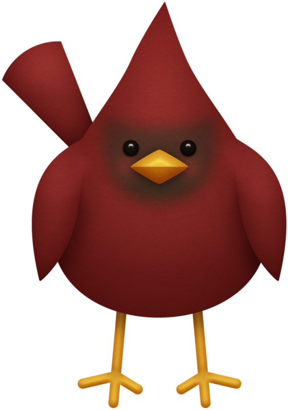 Christmas Red Cardinal Christmas Owls, Christmas Clipart, - Christmas Day (563x800)