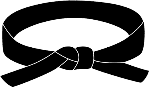 Null - Black Belt Taekwondo Clip Art (600x600)