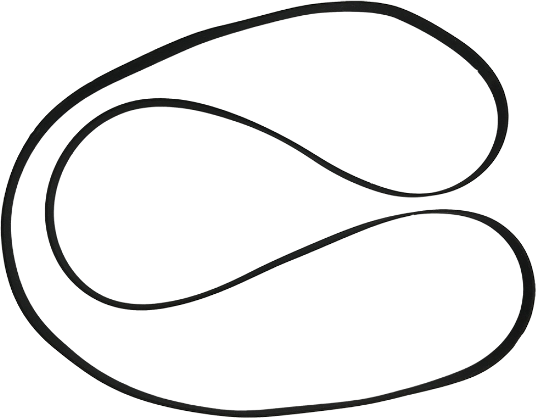 Belt For Stir It Up Turntable - Line Art (1100x1100)