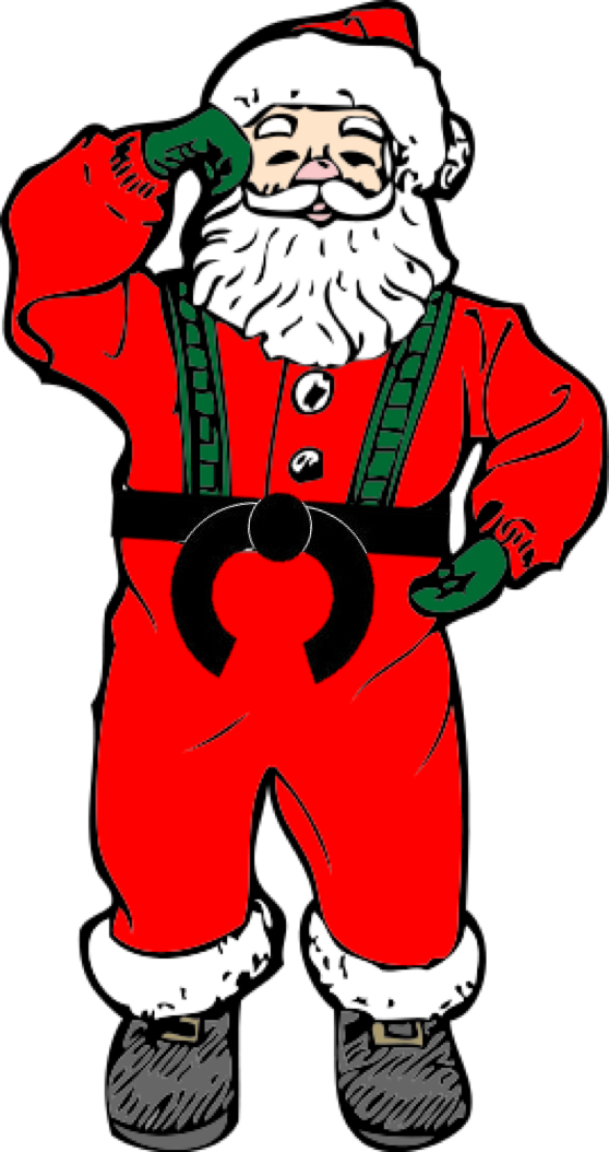 7th Dan Black Belt Owner, The Silent Mind - Dancing Santa Gif Png (558x1054)