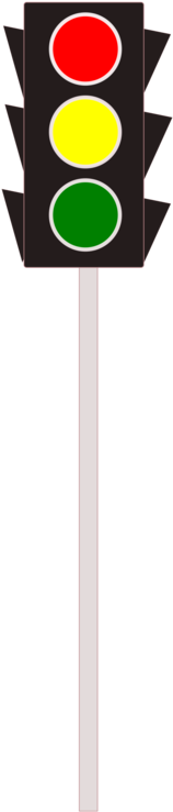 Traffic Light Traffic Sign Computer Icons Green - Traffic Light Red Drawing (530x750)