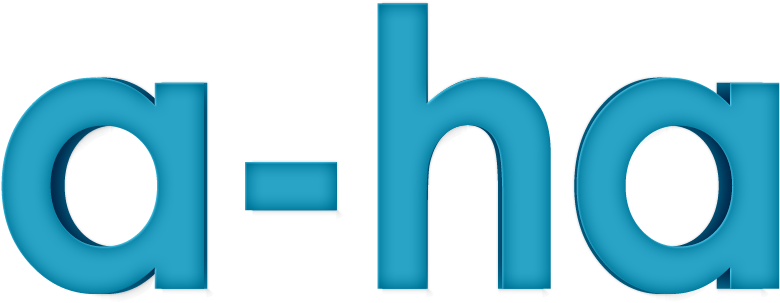 A‐ha Image - Ha Png (800x310)