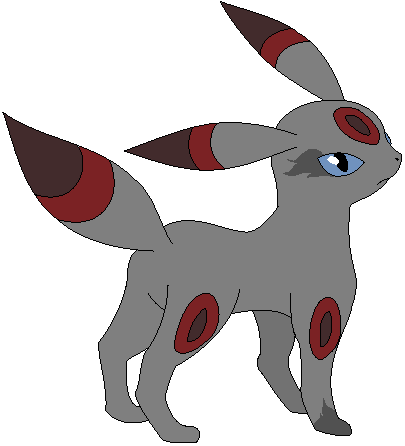 I Love Galaxies And Night Sky - Sylveon Umbreon Eevee Evolution (405x446)