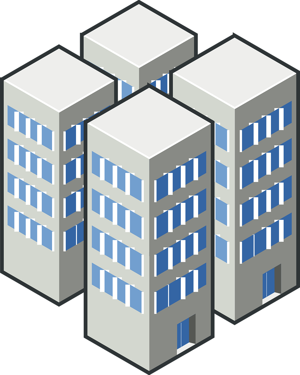 High-rise Fire Safety - Condo Clipart (1022x1280)