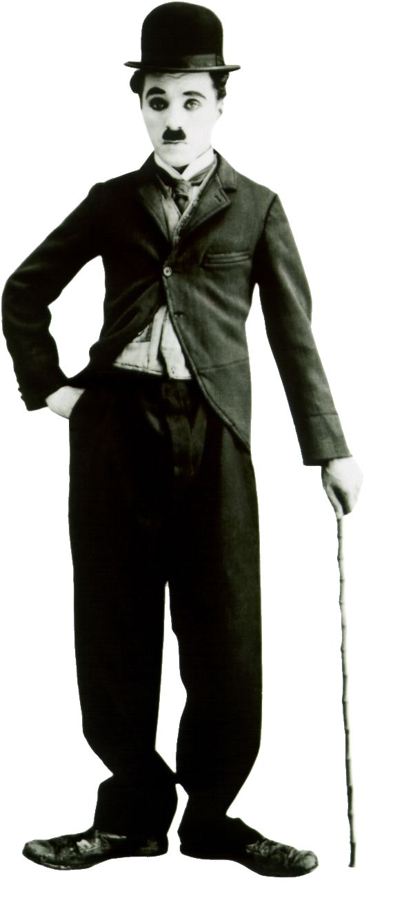 Charlie Chaplin Png Image - Charlie Chaplin Images Png (608x1360)