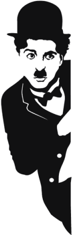 Free Png Charlie Chaplin Png Images Transparent - Charlie Chaplin Black And White (480x480)