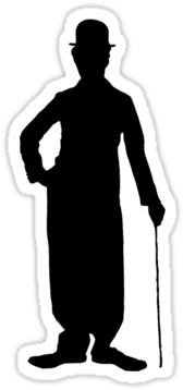 Would Love To Have Chaplin Tatted In Some Way - Charlie Chaplin Walk Silhouette (375x360)