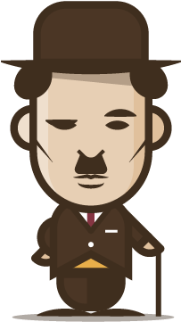 Loogmoji Of Charlie Chaplin - Charlie Chaplin (500x500)