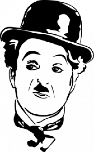 Charlie Chaplin Png, Download Png Image With Transparent - Чарли Чаплин Трафарет (399x642)
