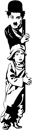 Charlie Chaplin, The Kid, The O'jays, Art Studios, - Kid Chaplin (500x500)