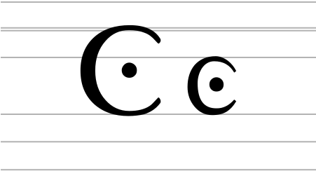 Greek Letter Lunate Sigma With Dot - Greek Alphabet (450x300)