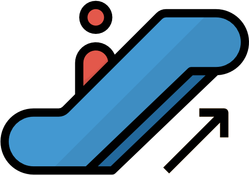 Escalator Free Icon - Illustration (512x512)