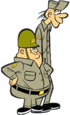 Sergeant Blast And Private Meekly - Private Meekly Wacky Races (400x400)