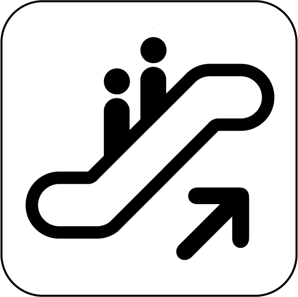 Similar Images - - Escalator Symbol (599x598)