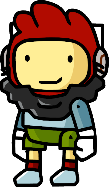Beard Clipart Neck - Scribblenauts Maxwell And Lily (361x619)