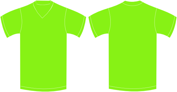 Lime Green V Neck Shirt (600x313)