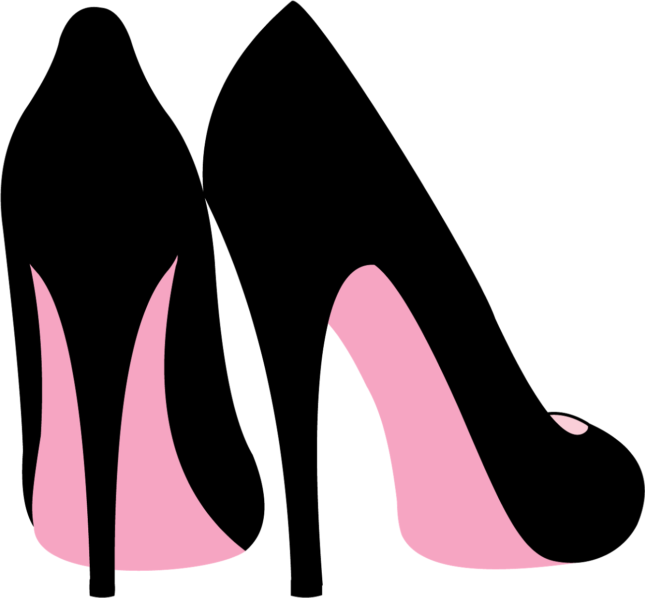 High Heel Silhouette Clip Art At Getdrawings - Accesorios Para Mujer Dibujo Png (1600x1455)