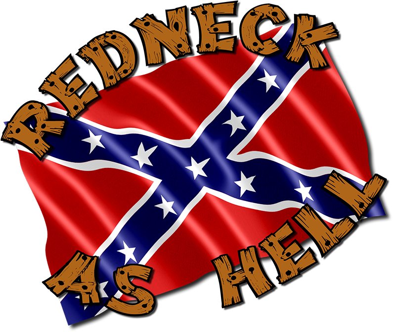 Clip Black And White Library Logos Ads Embrey Enterprise - Redneck As Hell Flask (800x800)