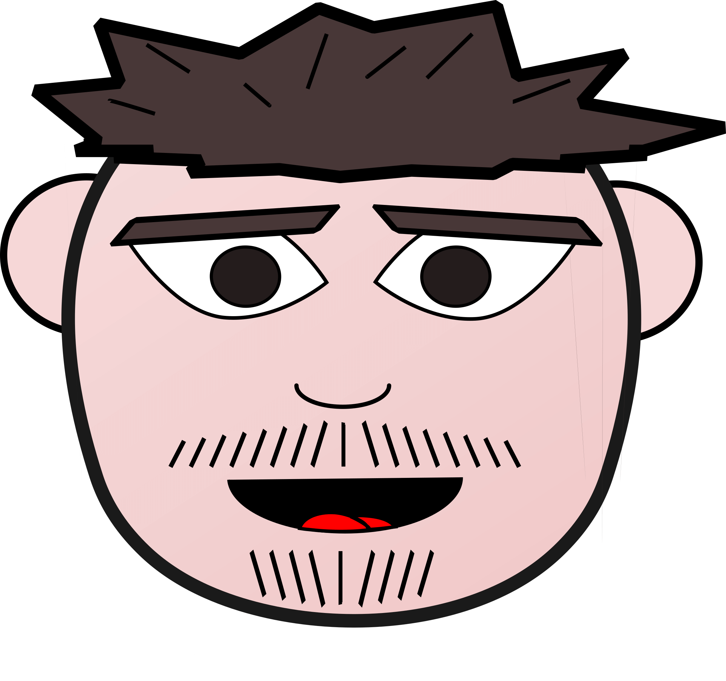 Clipart - หัว คน การ์ตูน Png (2400x2253)