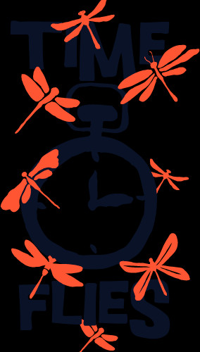 Time Flies - Graphic Design (284x500)