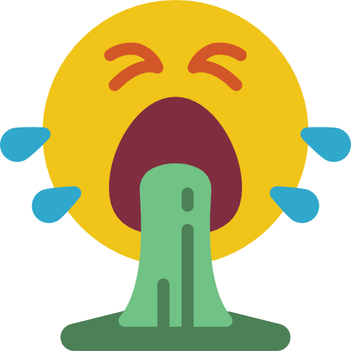 Vomit Free Icon - Vomiting (512x512)