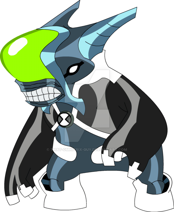 Vomit Nose - Shark Alien Ben 10 (600x732)