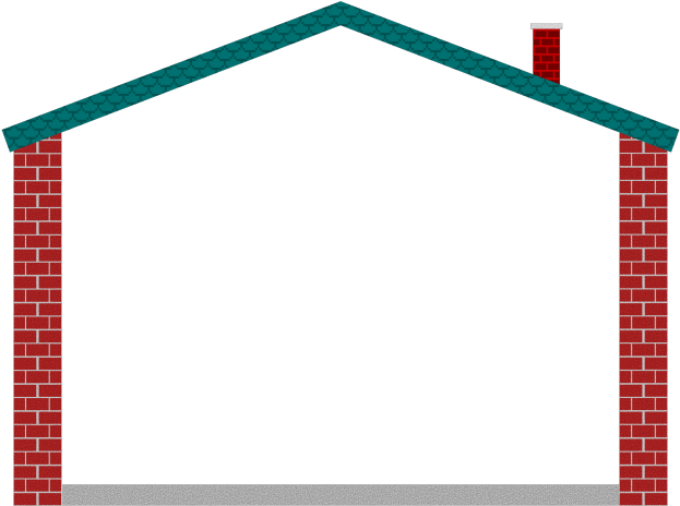 Hosue Clipart Border - House Frame Clipart (640x480)