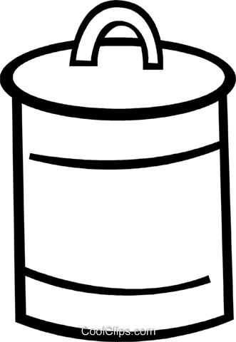 Basket With Lid Royalty Free Vector Clip Art Illustration - Basket With Lid Royalty Free Vector Clip Art Illustration (331x480)