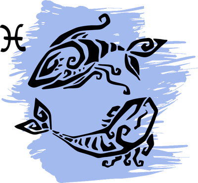 Pisces - Poissons Signe Astrologique Date (400x371)