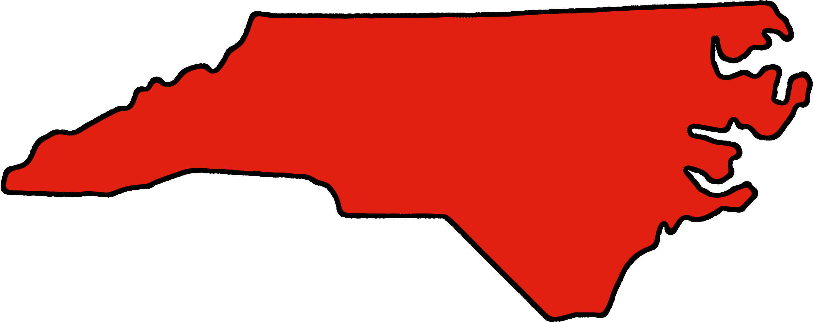 How Far We've Fallena Decade Of Decreased Funding For - North Carolina Raised Relief Map (3000x1409)