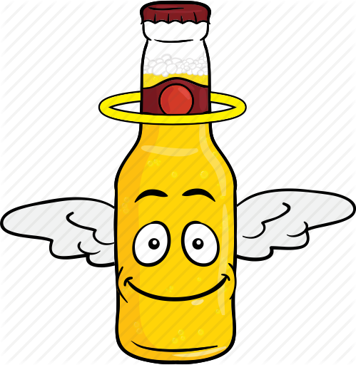Beer Bottle Emoji Cartoons - Crying In My Beer (499x512)