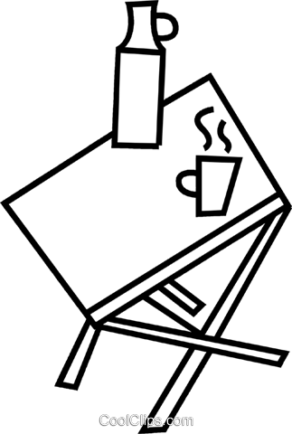 Thermos Royalty Free Vector Clip Art Illustration - Line Art (323x480)