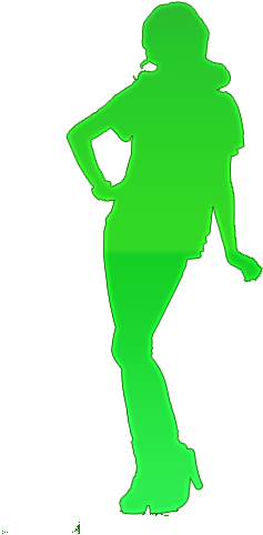 Silueta Png De Selena Gomez By Sgselly - Illustration (375x500)