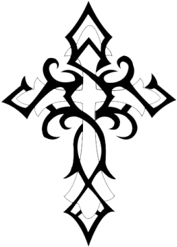 Cross Gothic Tattoo - Tribal Cross Tattoo (488x360)