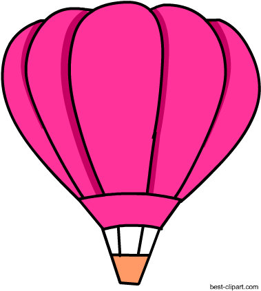 Pink Hot Air Balloon Clipart Free - Green Hot Air Balloon Clipart (450x450)