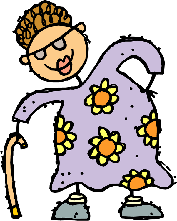 Old Clipart 100 Year - 100th Day Of School Dress Up Clipart (602x750)