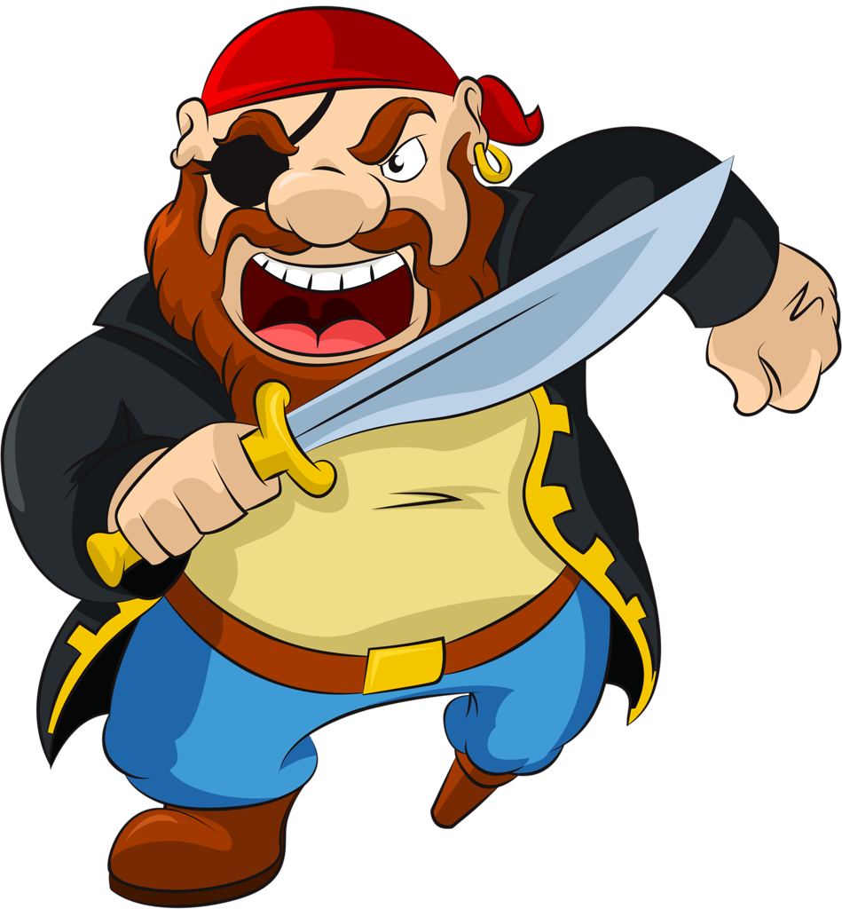 Pirata Pirate Clip Art, Pirate Theme, Pirate Party, - Pirate Cartoon (949x1024)