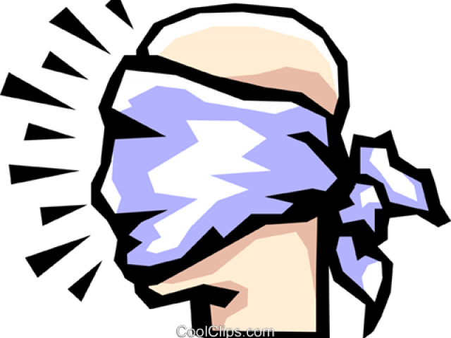 Royalty Free Download Blindfold Drawing Clip Art - Blindfolds Clipart Transparent Background (640x480)
