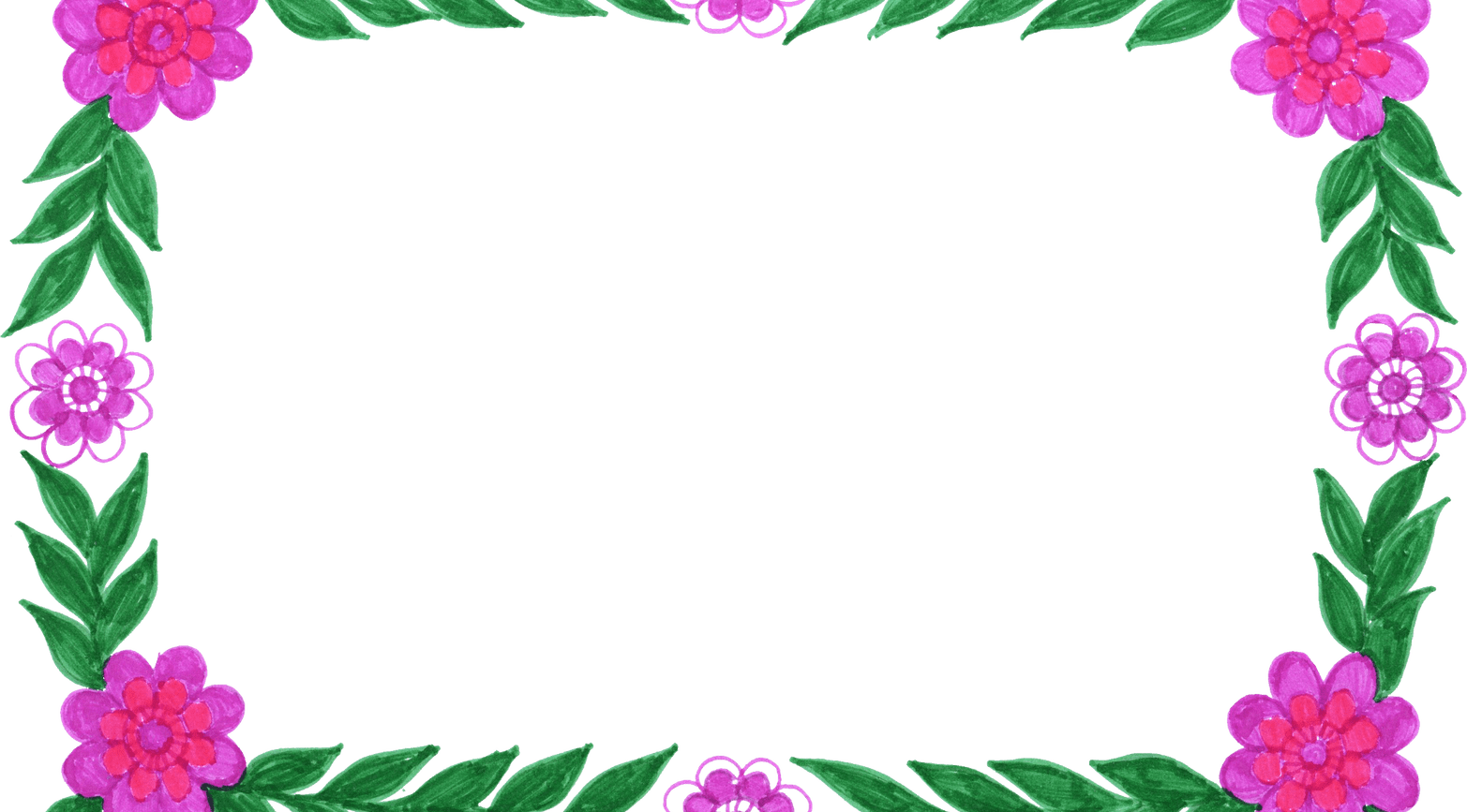 Svg Library Download Canvas Clip Framing - Frames Floral Jpg (1565x867)