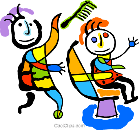 Hairdresser Royalty Free Vector Clip Art Illustration - Clip Art (480x448)