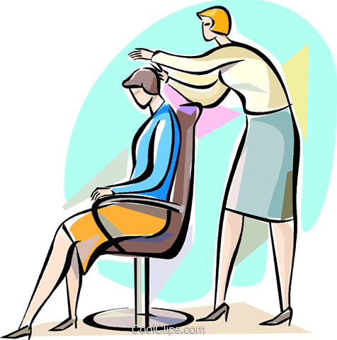 Hairdressers And Barbers Royalty Free Vector Clip Art - Illustration (476x480)