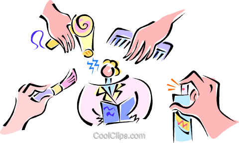 Beauty Salon Royalty Free Vector Clip Art Illustration - Salão De Beleza Png (480x287)