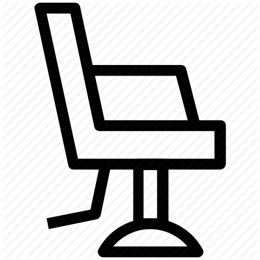 Chair Clipart Salon Chair - Hair Salon Chairs Clipart (512x512)