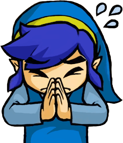 Post - Blue Link Triforce Heroes (512x500)