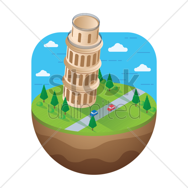 Clipart Resolution 600*600 - Leaning Tower Of Pisa (600x600)