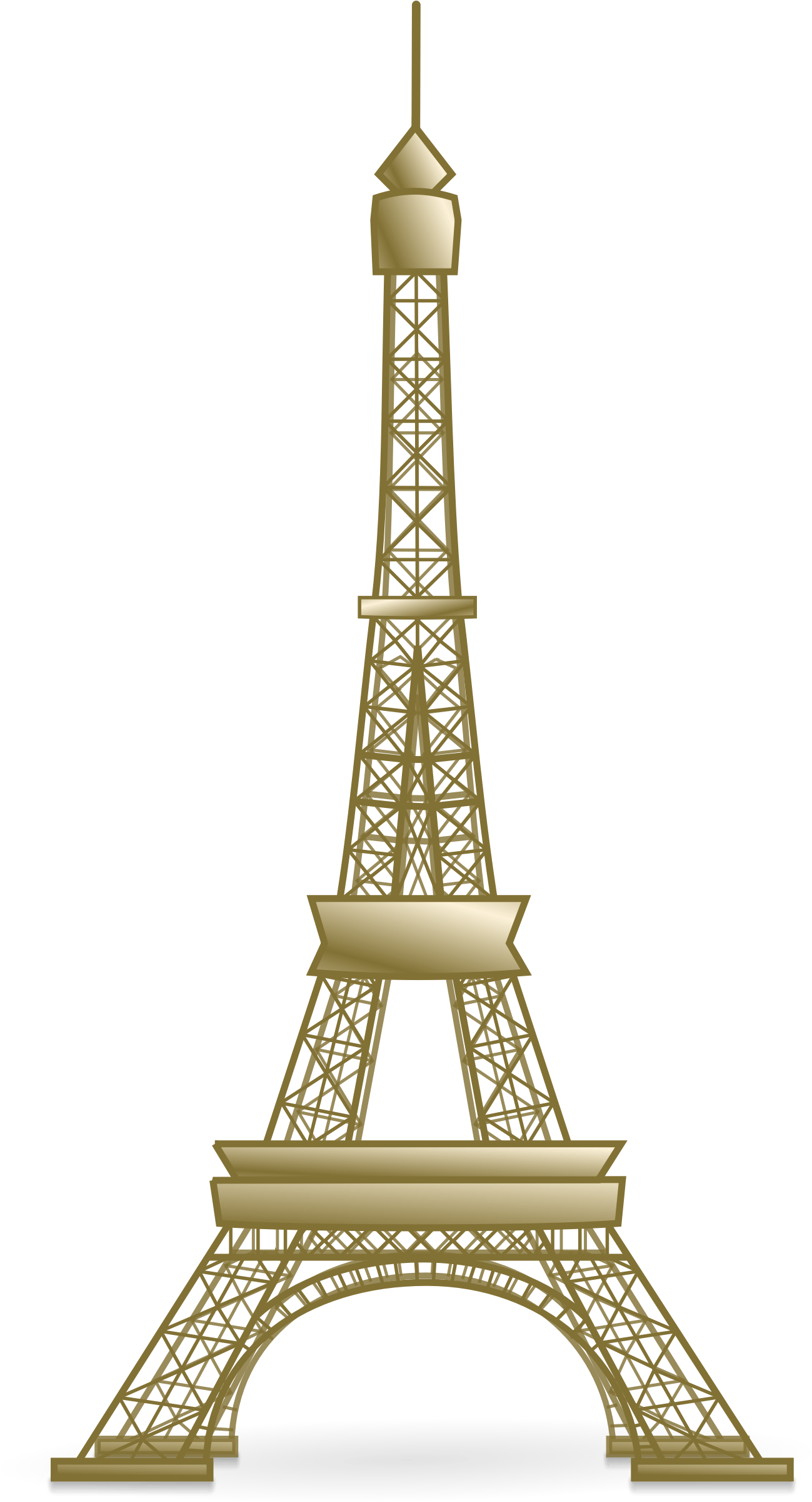 Free Eiffel Tower Clip Art Pictures - Eiffel Tower Cartoon Png (2400x2400)